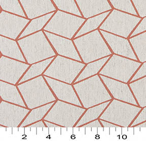 10007-03 Abstract & Geometric nan Coral & Peach Charlotte Select