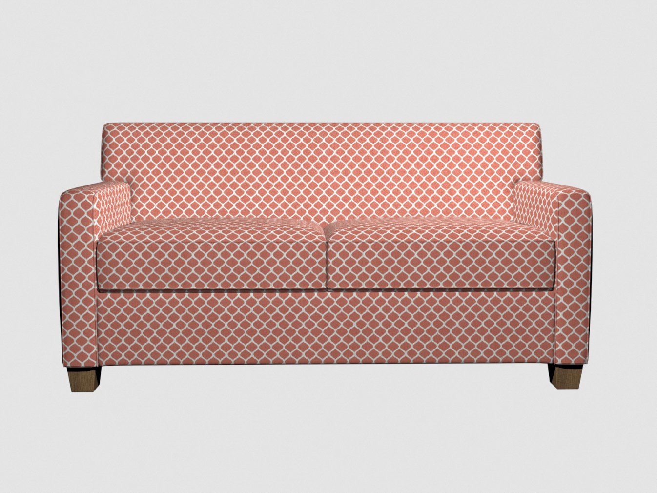10008-03 Abstract & Geometric nan Coral & Peach Charlotte Select