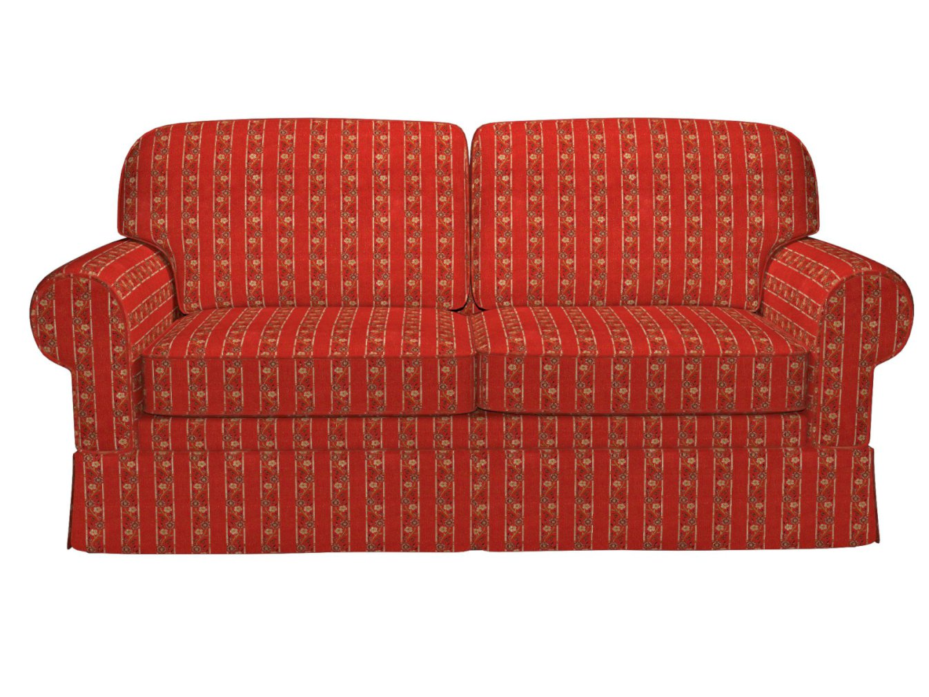 10013-07 Stripe nan Orange & Rust Charlotte Select