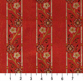 10013-07 Stripe nan Orange & Rust Charlotte Select