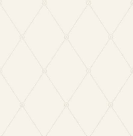 100/13060-CS LARGE GEORGIAN ROPE TRELLIS Ivory Cole & Son Wallpaper