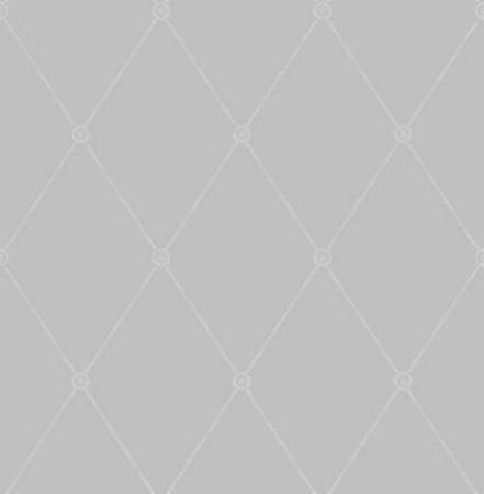 100/13062-CS LARGE GEORGIAN ROPE TRELLIS Grey Cole & Son Wallpaper