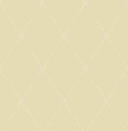 100/13063-CS LARGE GEORGIAN ROPE TRELLIS Straw Cole & Son Wallpaper