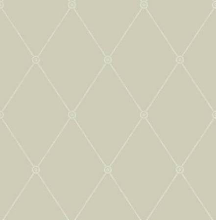 100/13065-CS LARGE GEORGIAN ROPE TRELLIS Olive Cole & Son Wallpaper