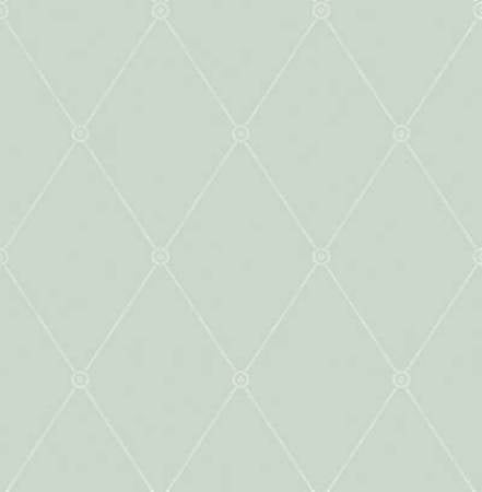 100/13066-CS LARGE GEORGIAN ROPE TRELLIS Duck Egg Cole & Son Wallpaper