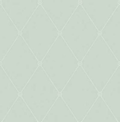 100/13066-CS LARGE GEORGIAN ROPE TRELLIS Duck Egg Cole & Son Wallpaper