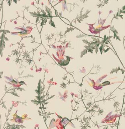 100/14071-CS HUMMINGBIRDS Original Multi-Colour Cole & Son Wallpaper