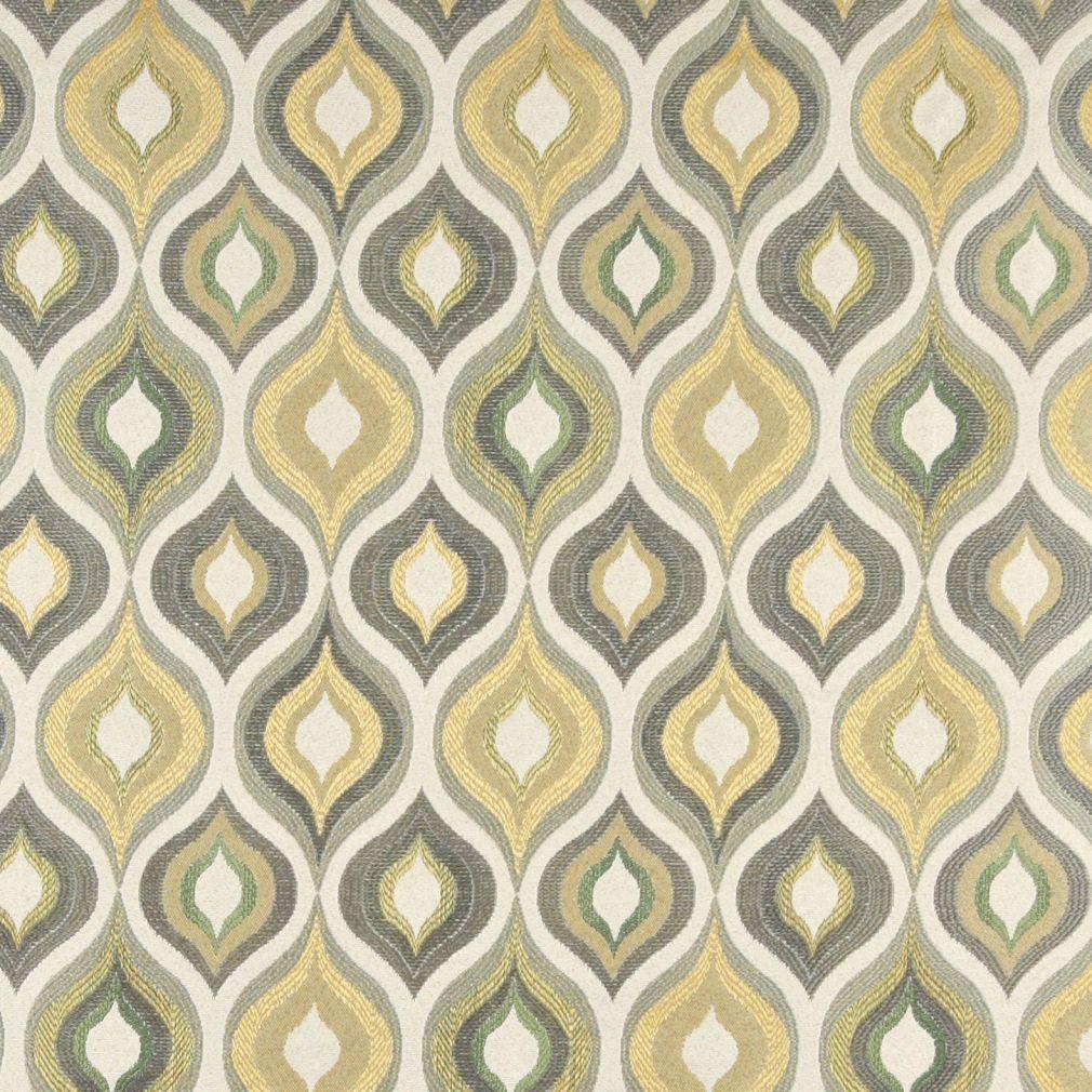10019-02 Abstract & Geometric nan Gold & Yellow,Grey & Silver Charlotte Select