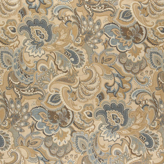 10025-01 Paisley nan Aqua & Teal Charlotte Select