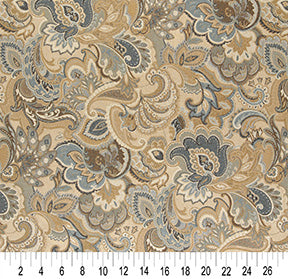 10025-01 Paisley nan Aqua & Teal Charlotte Select