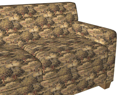 1003 Novelty Edinbourgh Green Charlotte Fabrics