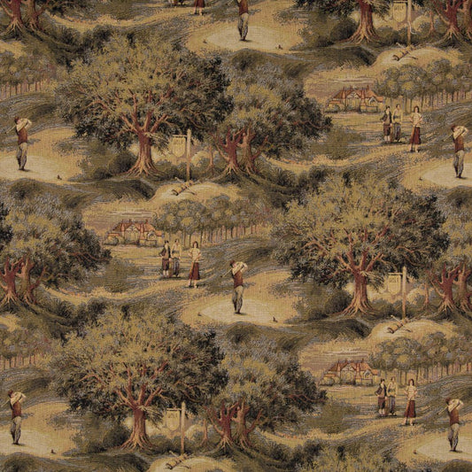 1003 Novelty Edinbourgh Green Charlotte Fabrics