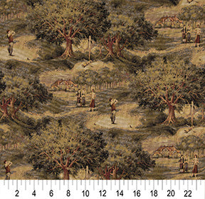 1003 Novelty Edinbourgh Green Charlotte Fabrics