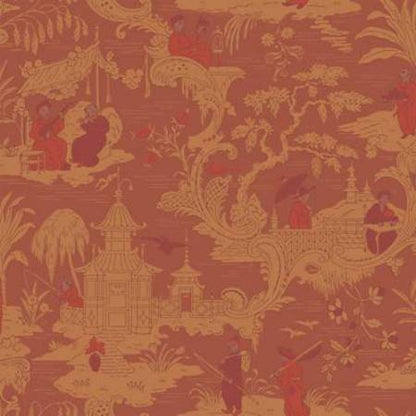 100/8041-CS CHINESE TOILE Red Cole & Son Wallpaper