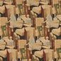 1008 Novelty Green,Orange & Rust Charlotte Fabrics Tapestry,Woven Patterns