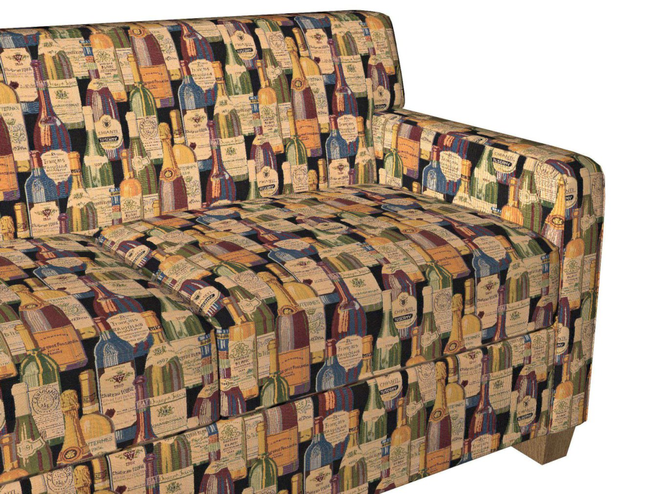1009 Novelty Wine Cellar Green,Red & Burgundy Charlotte Fabrics