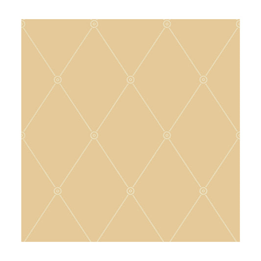 100/13064-CS LARGE GEORGIAN ROPE TRELLIS Yellow Cole & Son Wallpaper