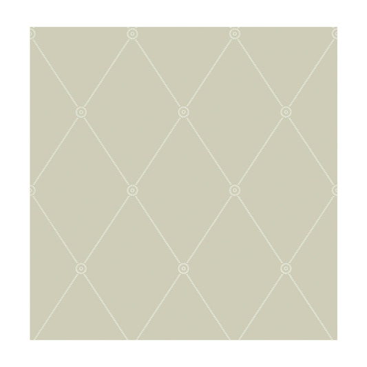 100/13065-CS LARGE GEORGIAN ROPE TRELLIS Olive Cole & Son Wallpaper