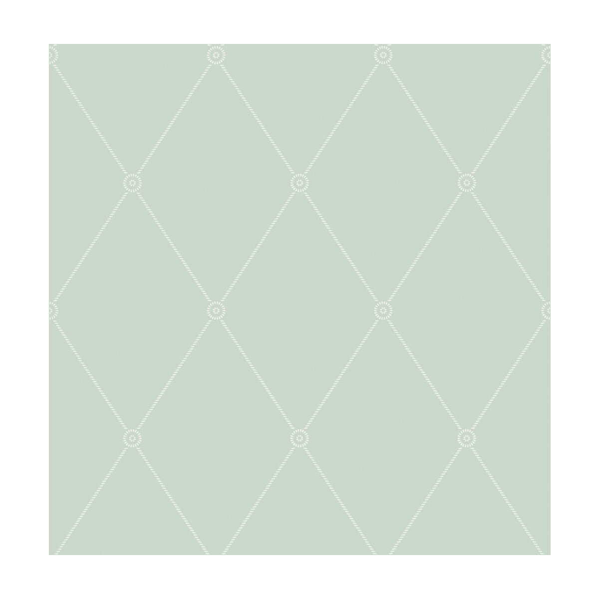 100/13066-CS LARGE GEORGIAN ROPE TRELLIS Duck Egg Cole & Son Wallpaper