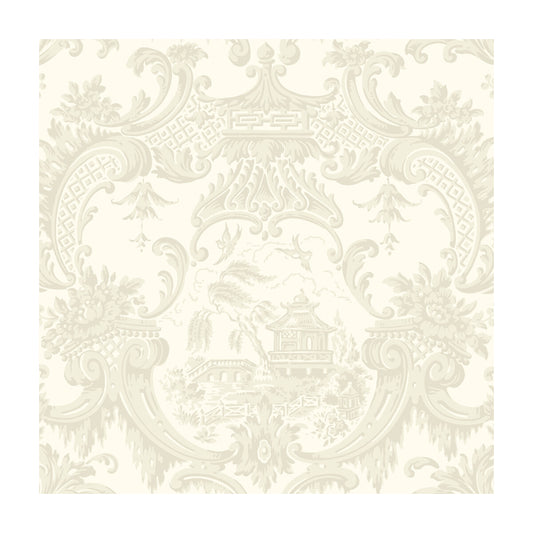 100/3010-CS CHIPPENDALE CHINA Ivory Cole & Son Wallpaper