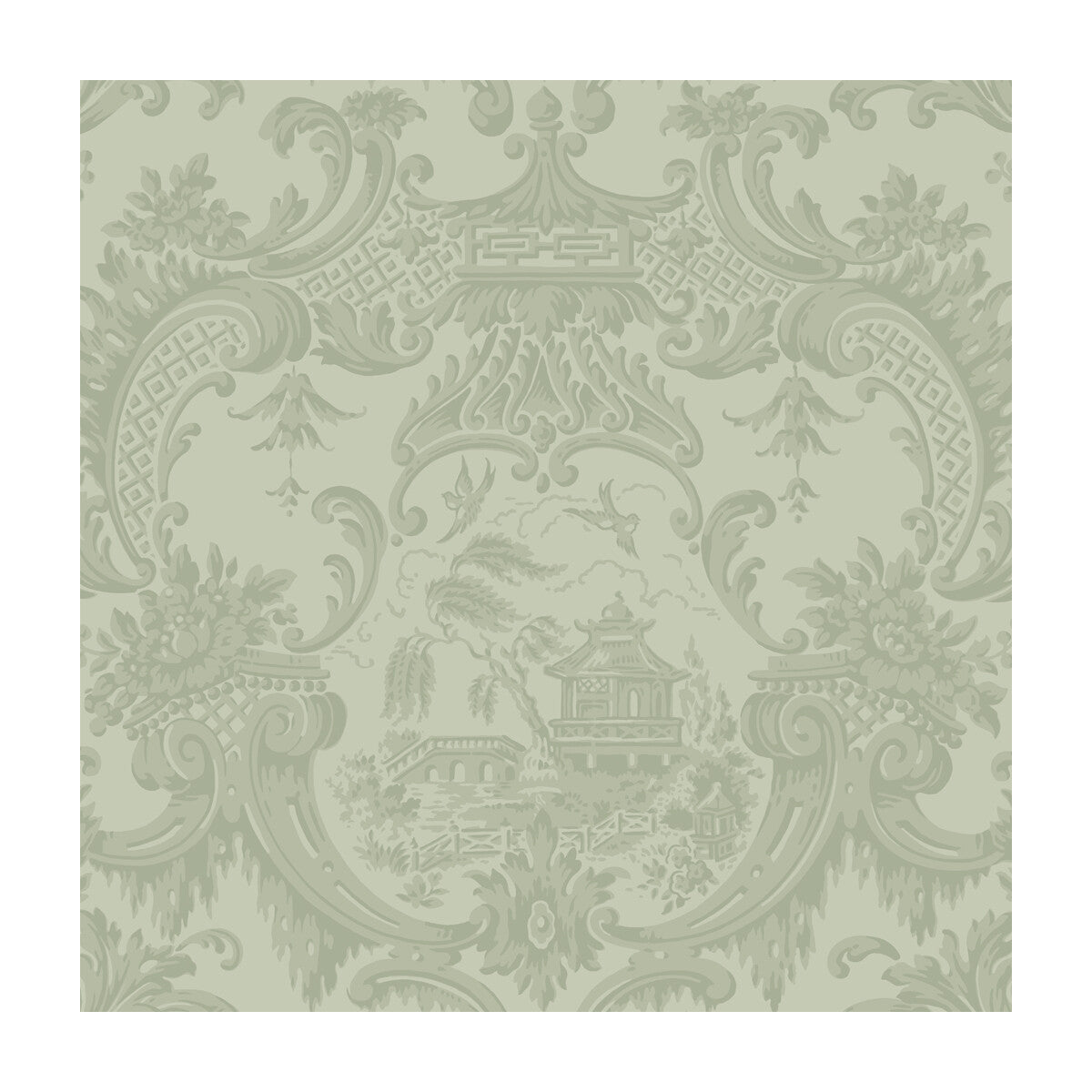 100/3013-CS CHIPPENDALE CHINA Olive Cole & Son Wallpaper
