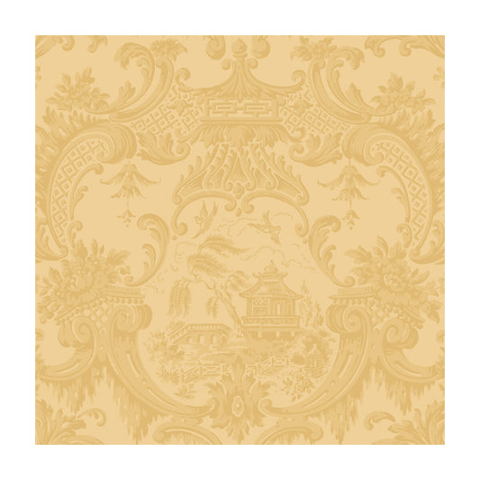 100/3014-CS CHIPPENDALE CHINA Yellow Cole & Son Wallpaper