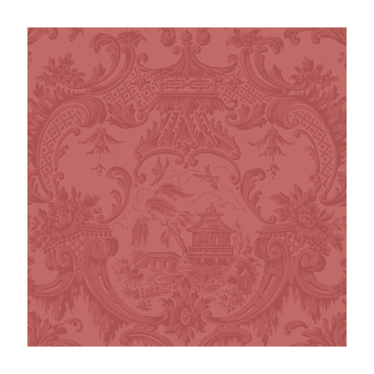 100/3015-CS CHIPPENDALE CHINA Red Cole & Son Wallpaper