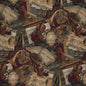 1010 Novelty Music Hall Brown,Green Charlotte Fabrics