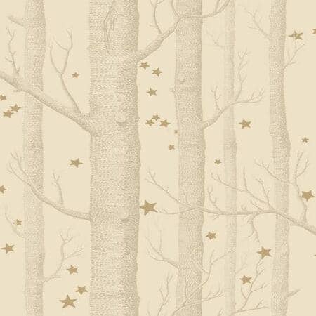 103/11049-CS WOODS & STARS Buff Gold Cole & Son Wallpaper