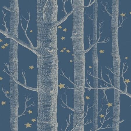 103/11052-CS WOODS & STARS Midnight Cole & Son Wallpaper