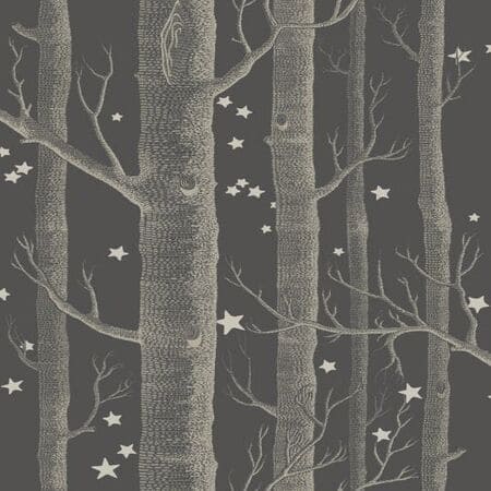 103/11053-CS WOODS & STARS Charcoal Cole & Son Wallpaper