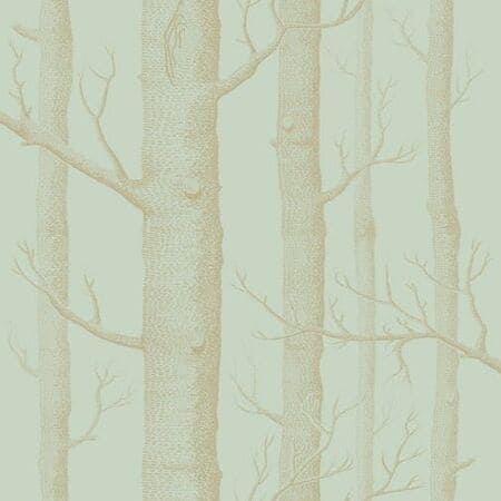 103/5023-CS WOODS Green Gold Cole & Son Wallpaper