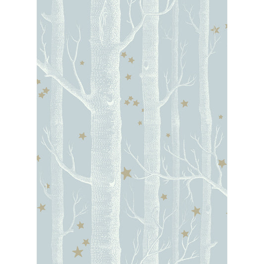 103/11051-CS WOODS & STARS Powder Blue Cole & Son Wallpaper