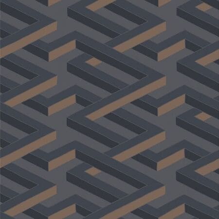 105/1001-CS LUXOR Charcoal Cole & Son Wallpaper