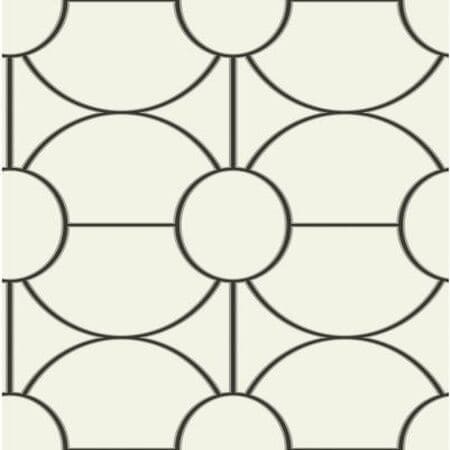 105/6026-CS RIVIERA Black And White Cole & Son Wallpaper