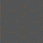 105/6029-CS RIVIERA Charcoal Cole & Son Wallpaper