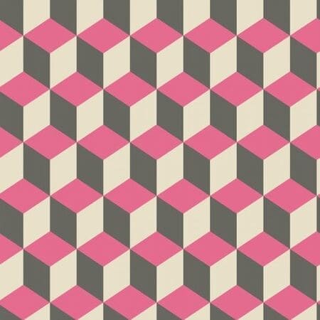 105/7033-CS DELANO Pink And Black Cole & Son Wallpaper