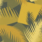 105/8035-CS DECO PALM Yellow Cole & Son Wallpaper