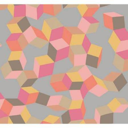 105/2010-CS PUZZLE Pink And Orange Cole & Son Wallpaper