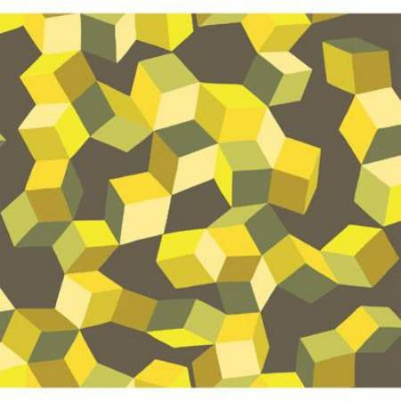 105/2012-CS PUZZLE Yellow And Black Cole & Son Wallpaper