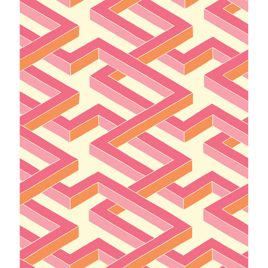 105/1004-CS LUXOR Pink Cole & Son Wallpaper