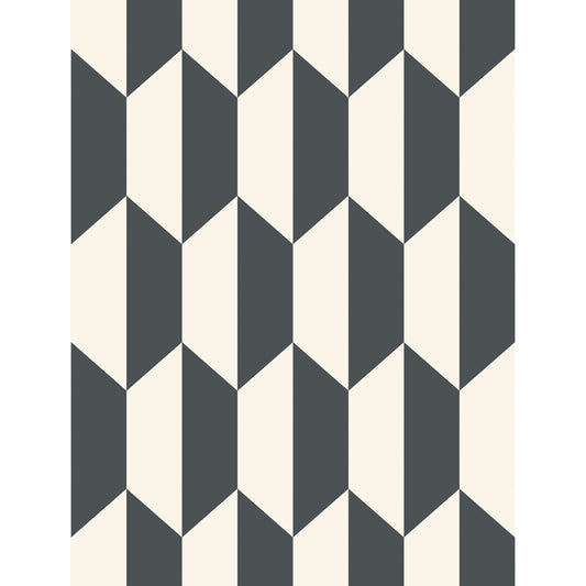 105/12050-CS TILE Black And White Cole & Son Wallpaper