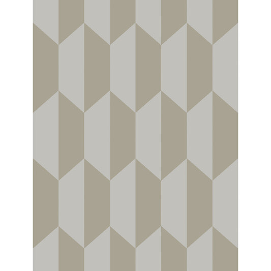 105/12053-CS TILE Grey And Silver Cole & Son Wallpaper