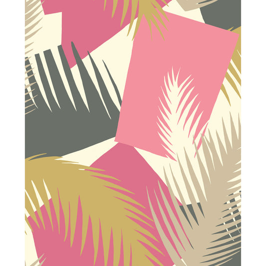 105/8038-CS DECO PALM Pink Cole & Son Wallpaper