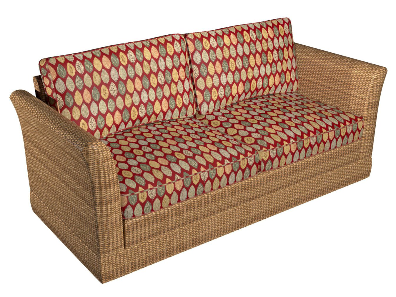 10640-01 Abstract & Geometric,Leaves nan Red & Burgundy Charlotte Select