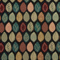 10640-02 Abstract & Geometric,Leaves nan Aqua & Teal,Black Charlotte Select