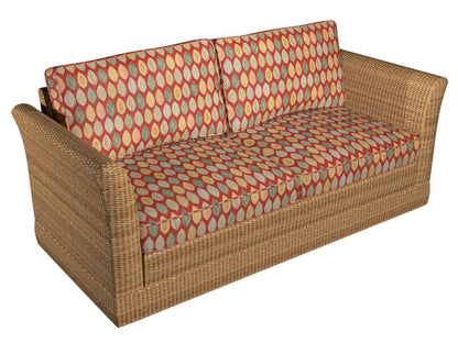 10640-03 Abstract & Geometric,Leaves nan Orange & Rust Charlotte Select