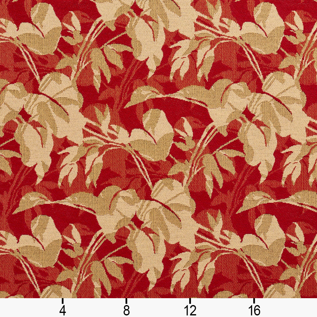 10660-01 Leaves,Tropical & Botanical nan Red & Burgundy Charlotte Select