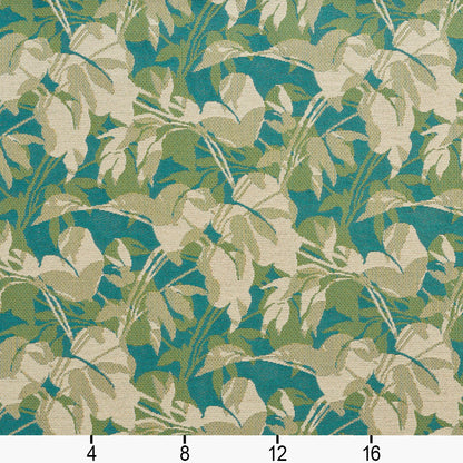 10660-02 Leaves,Tropical & Botanical nan Aqua & Teal,Green Charlotte Select