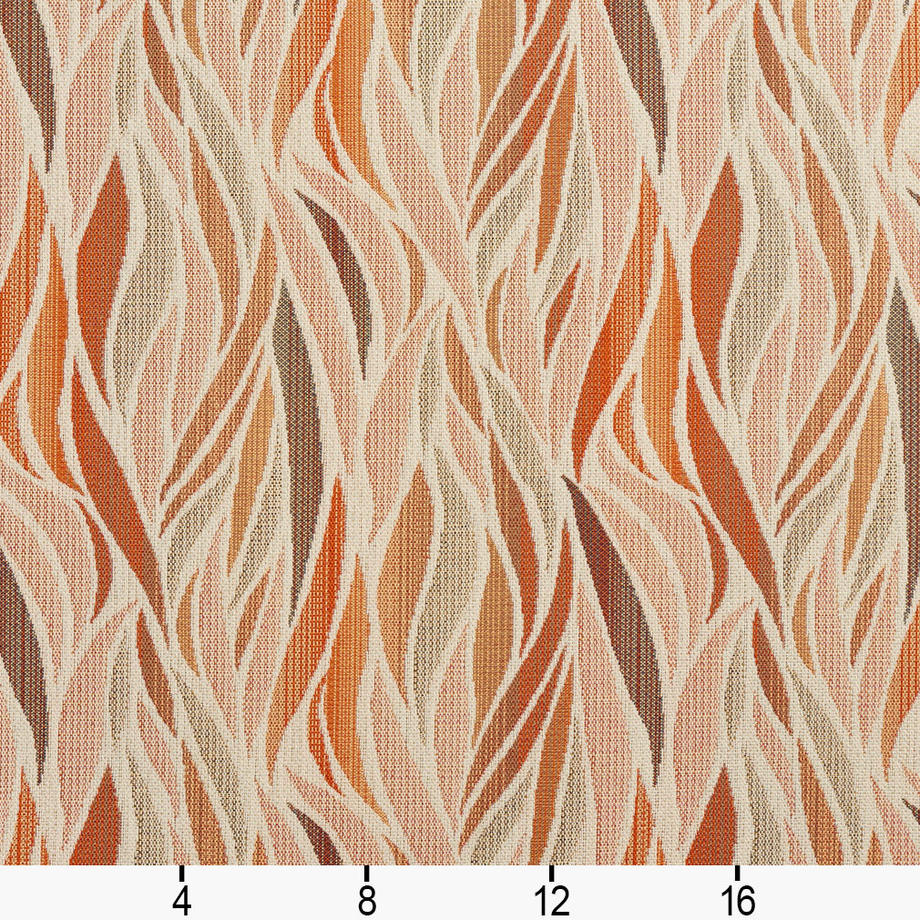 10710-05 Abstract & Geometric nan Orange & Rust Charlotte Select